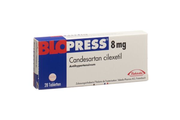 Blopress Tabl 8 mg 28 Stk