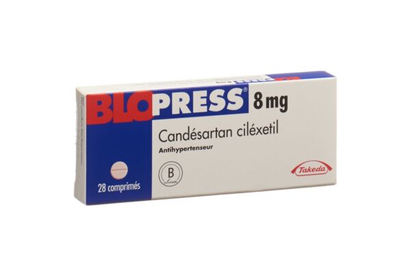 Blopress Tabl 8 mg 28 Stk
