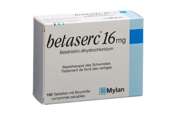 Betaserc Tabl 16 mg 100 Stk