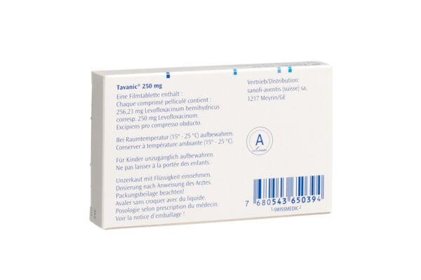 Tavanic cpr 250 mg 10 pce