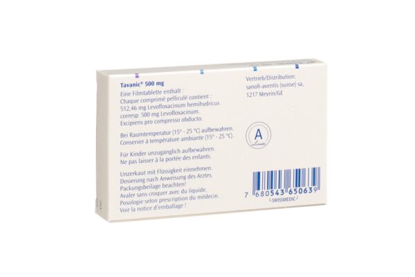 Tavanic Tabl 500 mg 10 Stk