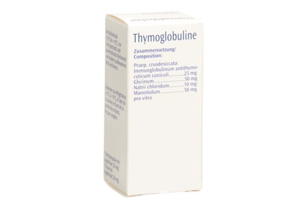 Thymoglobuline Trockensub 25 mg Durchstf