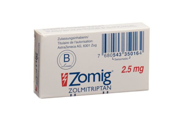 Zomig cpr pell 2.5 mg 3 pce