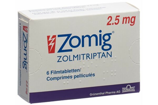 Zomig Filmtabl 2.5 mg 6 Stk