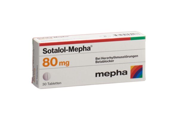 Sotalol-Mepha Tabl 80 mg 30 Stk