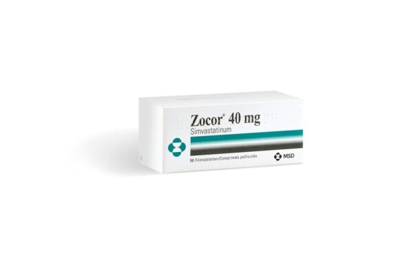 Zocor cpr pell 40 mg 98 pce