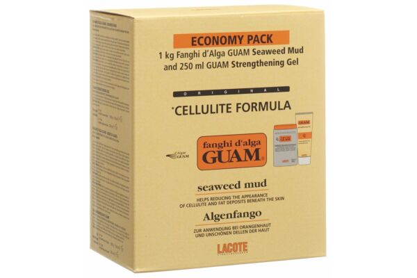 Guam boue d'algue classic emballage de cure 1kg + gel