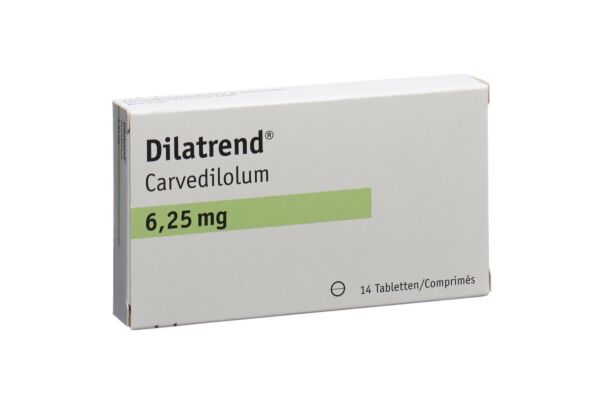 Dilatrend Tabl 6.25 mg 14 Stk