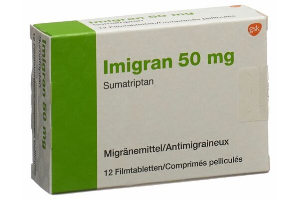 Imigran Filmtabl 50 mg 12 Stk