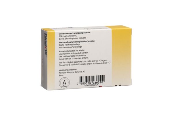 Famvir Tabl 250 mg 15 Stk