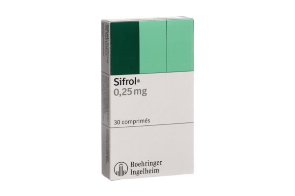 Sifrol Tabl 0.25 mg 30 Stk