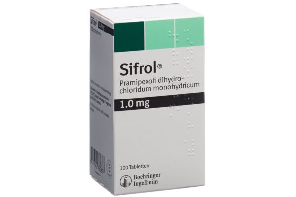 Sifrol Tabl 1 mg 100 Stk