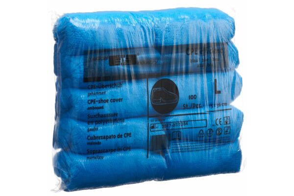 Gribi Überschuhe PVC blau 100 Stk