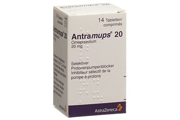 Antramups cpr 20 mg bte 14 pce