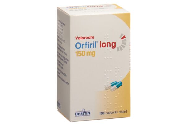 Orfiril long Ret Kaps 150 mg Ds 100 Stk
