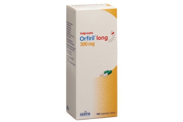 Orfiril long Ret Kaps 300 mg Ds 100 Stk