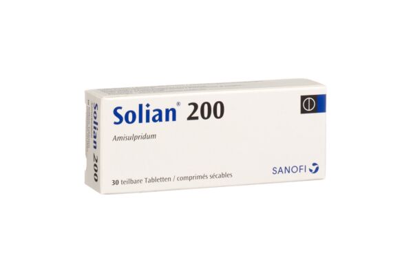 Solian Tabl 200 mg teilbar 30 Stk