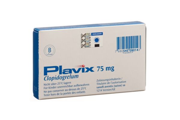 Plavix cpr 75 mg 28 pce