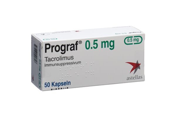 Prograf Kaps 0.5 mg 50 Stk
