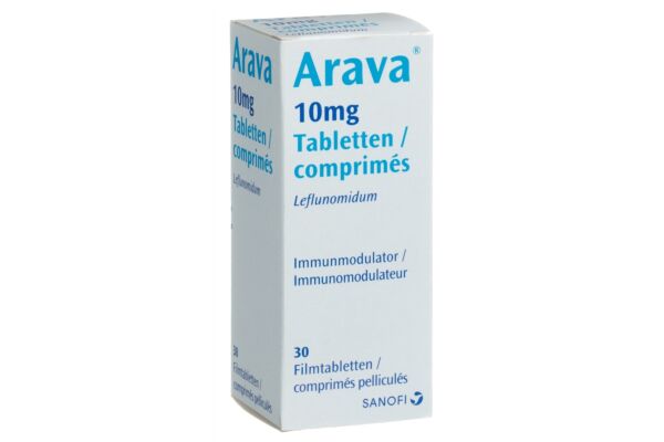 Arava Filmtabl 10 mg Ds 30 Stk