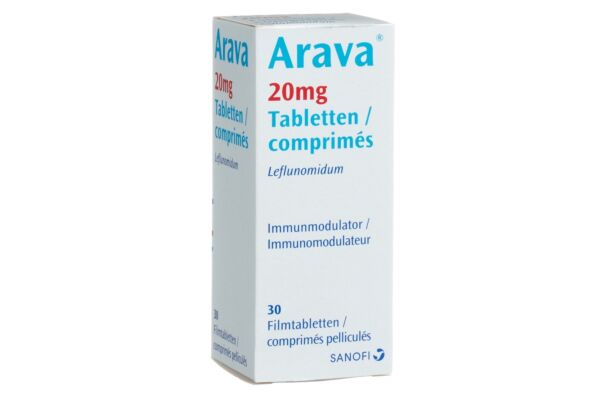Arava Filmtabl 20 mg Ds 30 Stk