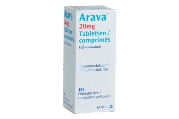 Arava Filmtabl 20 mg Ds 100 Stk