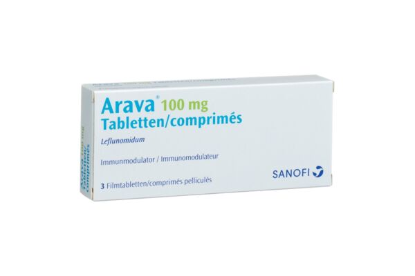 Arava Filmtabl 100 mg 3 Stk