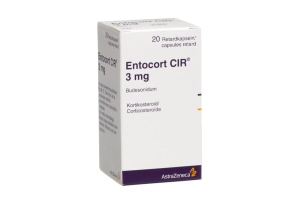 Entocort CIR 3 mg capsules dures à libération modifiée bte 20 pce
