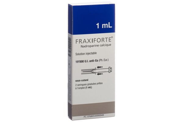 Fraxiforte 1 ml sol inj 2 ser pré 1 ml