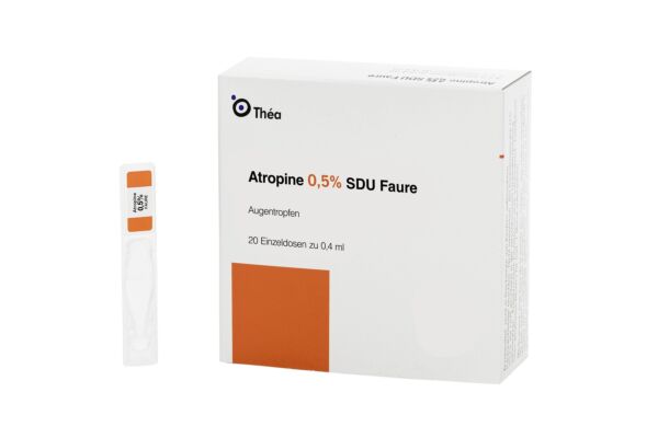 Atropine SDU Faure 0.5 % 20 Monodos 0.4 ml