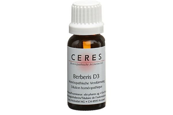 Ceres Berberis D 3 Dilution Fl 20 ml