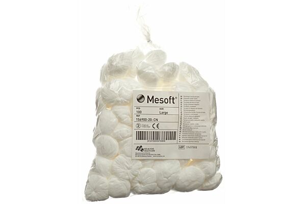 Mesoft NW tampons ronds 45mm non stériles 100 pce