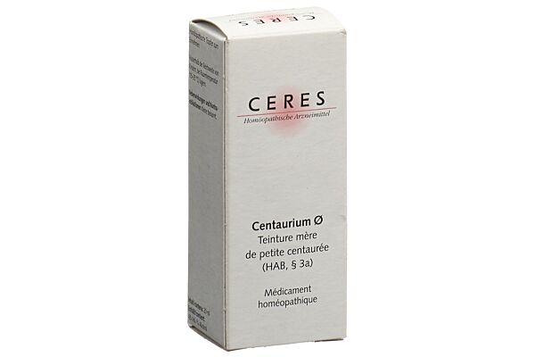 Ceres centaurium teint mère fl 20 ml