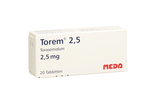 Torem Tabl 2.5 mg 20 Stk
