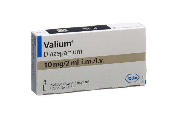 Valium Inj Lös 10 mg/2ml i.m./i.v. 5 Amp 2 ml