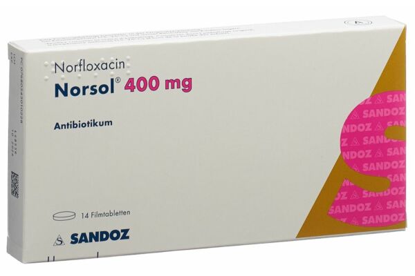 Norsol cpr 400 mg 14 pce