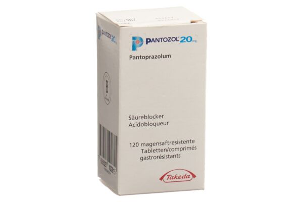 Pantozol cpr pell 20 mg bte 120 pce