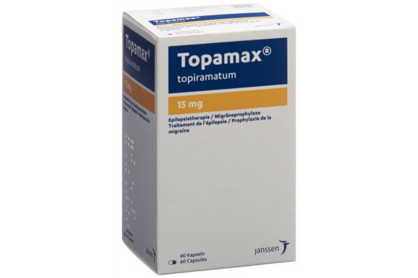 Topamax caps 15 mg bte 60 pce