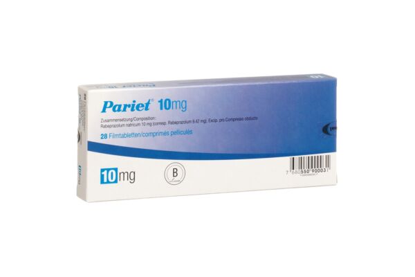 Pariet cpr pell 10 mg 28 pce