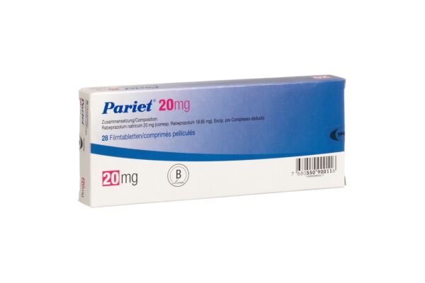 Pariet cpr pell 20 mg 28 pce