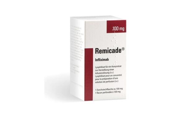 Remicade subst sèche 100 mg flac