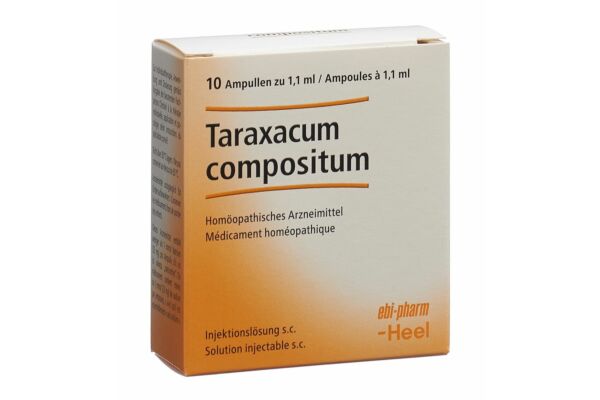 Taraxacum compositum Heel sol inj 10 amp 1.1 ml