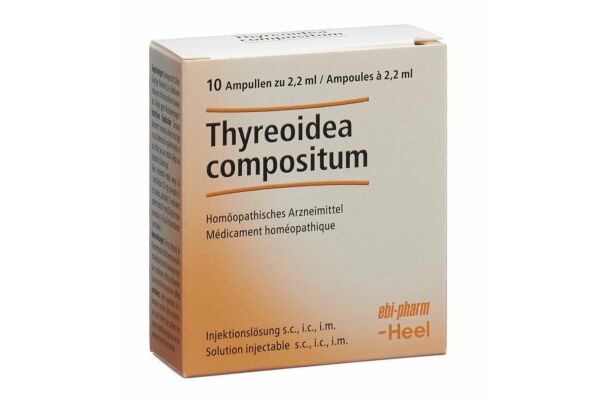 Thyreoidea compositum Heel Inj Lös 10 Amp 2.2 ml