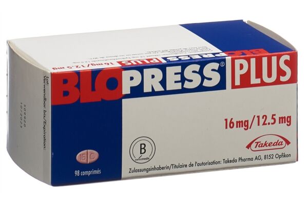 Blopress plus Tabl 16/12.5 mg 98 Stk