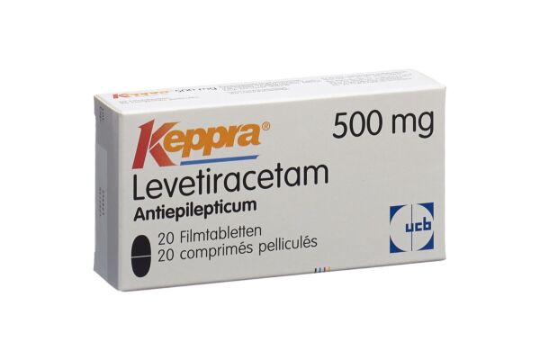 Keppra cpr pell 500 mg 20 pce