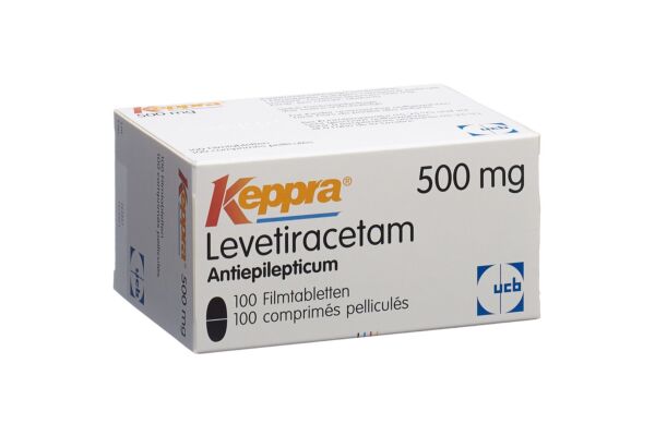 Keppra cpr pell 500 mg 100 pce