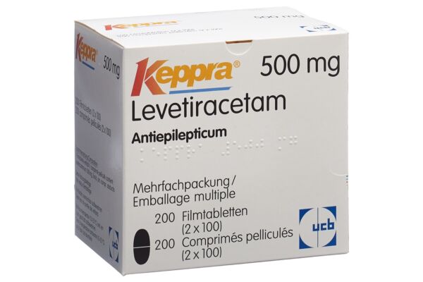 Keppra cpr pell 500 mg 2 x 100 pce