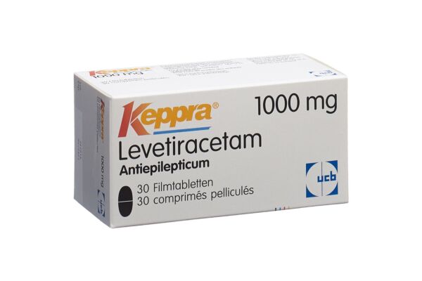 Keppra Filmtabl 1000 mg 30 Stk