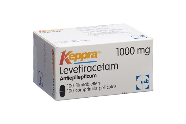 Keppra Filmtabl 1000 mg 100 Stk