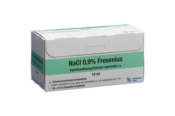 NaCl Fresenius Inj Lös 0.9 % 10ml Polypropylen-Ampullen 20 Stk